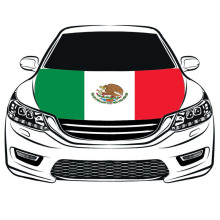 The World Cup Mexico Flag Car Hood flag 3.3X5FT High elastic fabric